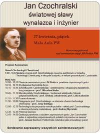 Czochralski seminarium