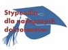 stypendia dla Doktorantow